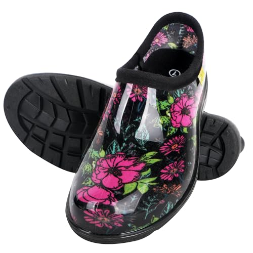 Kprm Garden Shoes for Women Waterproof Slip-On Rubber Rain Gardening Clogs by Kprm - Used condition - US$20.53