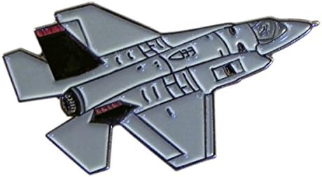F35 Aeroplane Aircraft Metal Enamelled Pin Badge Lapel Badge XJKB...