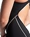 ARENA Powerskin ST Next Open Back Women's Competition Racing Swimsuit Full Body Short Leg Kneeskin One Piece Athletic Tech Suit, Black, Size 26