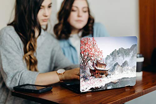 Image of Galaxsia Floral D29 Vinyl Laptop Skin /Sticker /Cover Compatible for Any 15.6 Inches Laptop (Hp /Dell /Sony /Asus etc..) Or Notebook.
