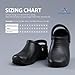 Anywear Zone Clogs - EVA-Cushioned Non Slip Work Shoes - Slip Resistant Work Shoes for Women & Men - Nursing Clogs with Back Strap - Slow Rider - 10 Women/8 Men