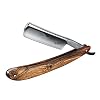 Straight Razor Rasiermesser set Herren Rasier Set mit Holzgriff im handgefertigten Lederetui – Geschenke für Männer – Exzellentes Echte Handarbeit
