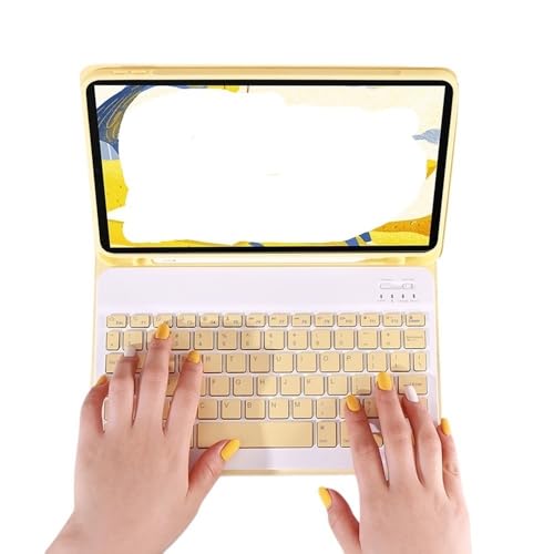 Teclado iPad Air 11 2025 funda protectora 10.9 Air 4 5 6 negra universal QWERTY 6