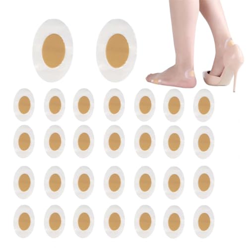 30 parches autoadhesivos para reparación de talón de zapatillas, transparentes y resistentes al desgaste, ideales para tacones altos, zapatos bajos y zapatillas deportivas.