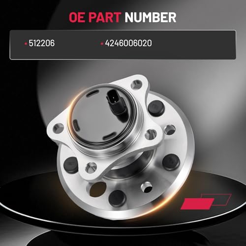BDFHYK Wheel Bearing and Hub Assembly Compatible with Toyota Camry 2005-2006 3.3L V6; Compatible with Lexus ES300 2002-2003 3.0L V6; Compatible with Lexus ES330 2004-2006 3.3L V6; by BDFHYK - Used condition - Image 3