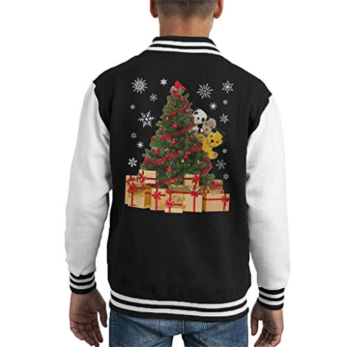 Veste teddy enfant Sooty Christmas avec imprimé sapin de Noël chic