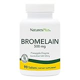 Natures Plus Bromelain - 500 mg, 90 Vegetarian Tablets - Natural Proteolytic Enzyme Supplement- Gluten-Free - 90 Servings