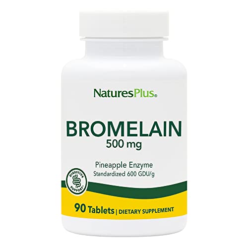 Naturesplus Bromelain - 500 Mg, 90 Vegetarian Tablets - Natural Proteolytic Enzyme Supplement- Gluten-Free - 90 Servings #TOP18