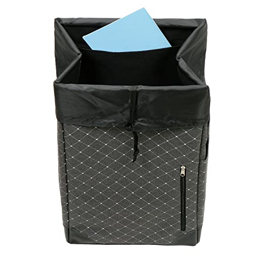 Andersen Shopper Royal mit Speichenrad Alu klappbar mit Metall-Speichen Rad Ø 25 cm und 43 Liter Tasche Sofia anthrazit – Bild 4