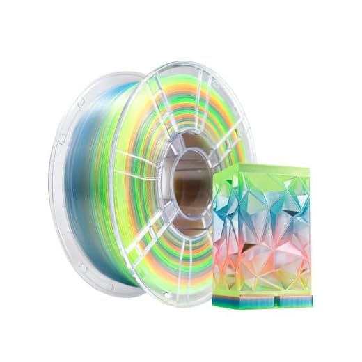iBOSS Gradient PLA Plus 3D Printer Filament 1.75mm+/-0.02mm, 1kg Spool (2 2lbs) Transparent Tri Color 3D Printing Filament, PLA Pro 3D Filament,Fit Most FDM Printer(Transparent Red Blue Green)