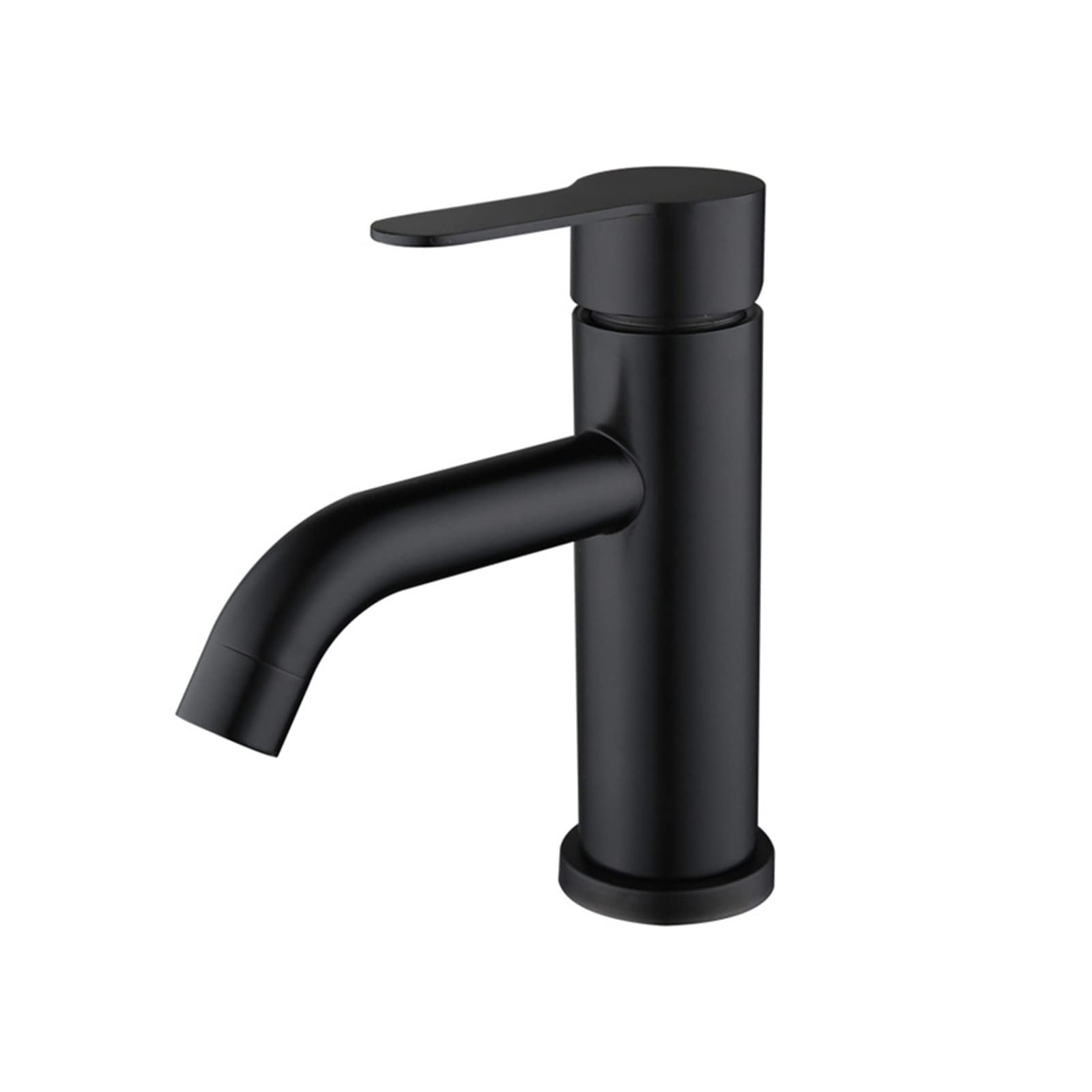Robinet d'évier en acier inoxydable 304 mitigeur haut de gamme noir pour lavabo de luxe G