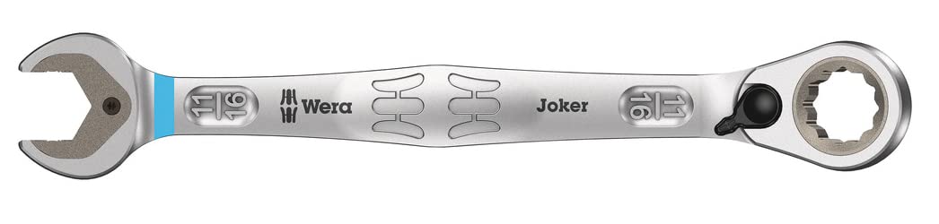 Wera, Joer Switch chiave combinata piegata a cricchetto, in pollici, con levetta di inversione, 11/16 pollice x 234 mm