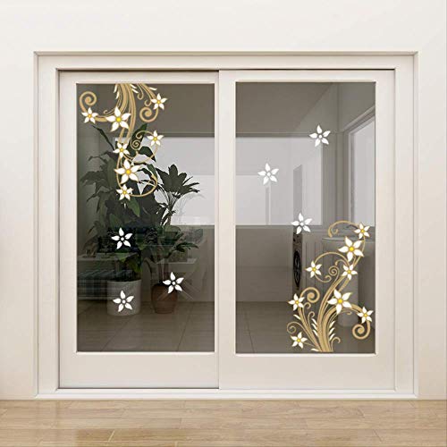 ECXJWLUH Sala De Estar Balcón Cocina Puerta De Cristal Pegatina Puerta Corredera Decoración De La Ventana Personalidad del Hogar Creativo Puerta Corredera Pegatina De Vidrio T