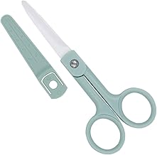 SAFIGLE Tesoura Para Crianças Tesoura Para Crianças Ferramentas Para Crianças Tesoura De Moagem De Segurança Tesoura De Frango Recém-Nascido Tesoura De Alimentos Suplementar Corte Manual