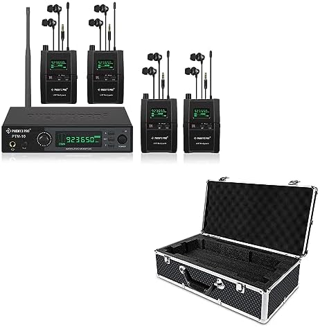 Amazon.com: Phenyx Pro Wireless in-Ear Monitor System, Stereo IEM ...