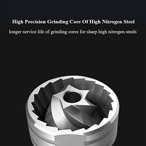 ZSGG Moedor de Café Manual de Aço Inoxidável Moedor de Café Com Rebarba de Grãos Inteiros Moedor de