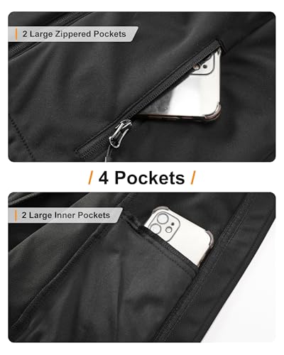 33,000ft Women's Softshell Jacket Waterproof Windproof Coat Functional Lightweight Windbreaker Ladies Breathable Outdoor Jacket with Hood for Running, Cycling, Hiking - Image 5