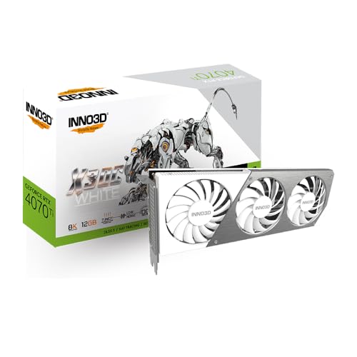 Image of INNO3D NVIDIA GEFORCE RTX 4070 Ti X3 OC 12GB White GDDR6X 192-bit PCI-E 4.0 X16 Gaming Graphics Card - N407T3-126XX-186148W