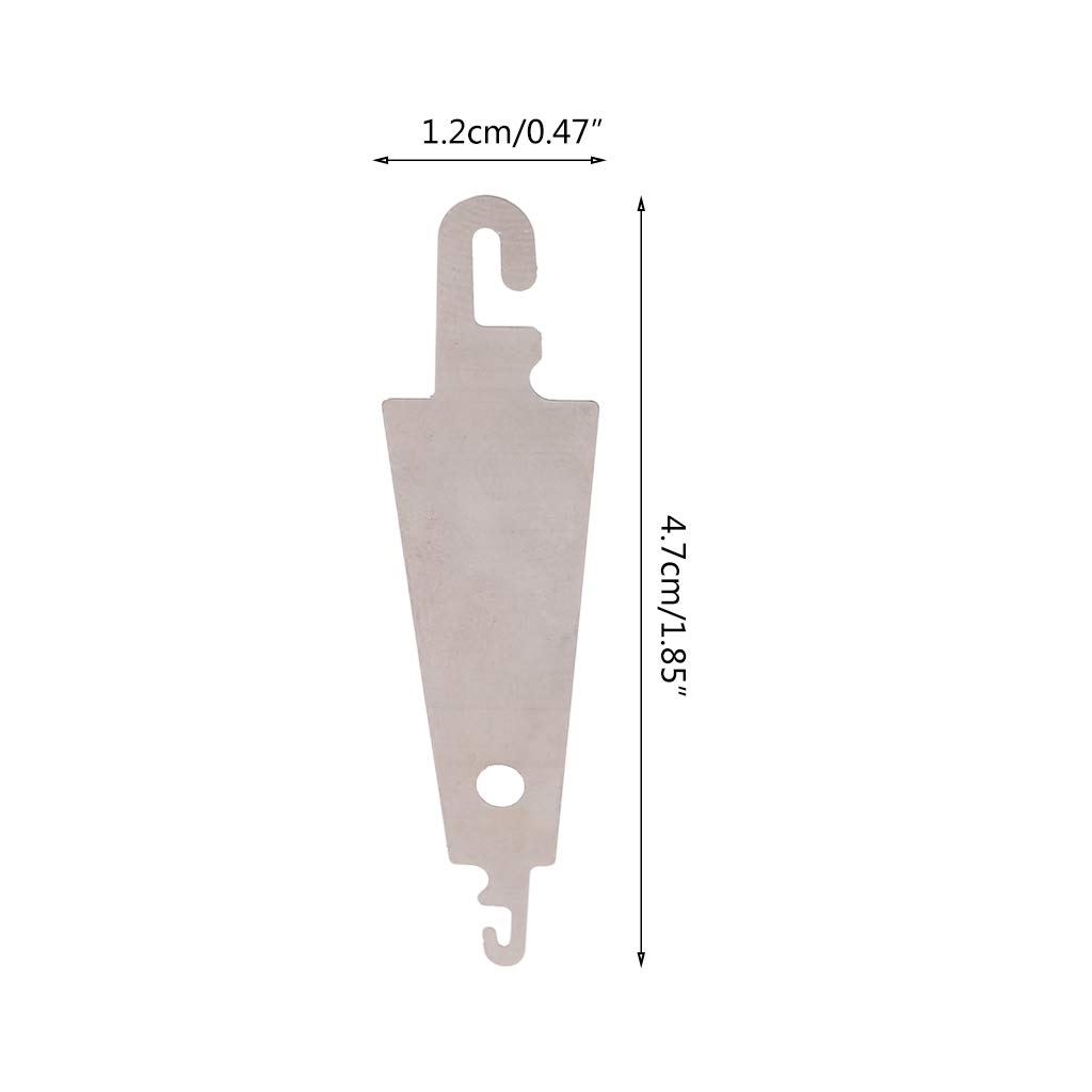 60pcs Metal Needle Threaders Embroidery for Cross Tools for Large Eye Hand DIY Sewing with Clear Box Metal Needle Threaders