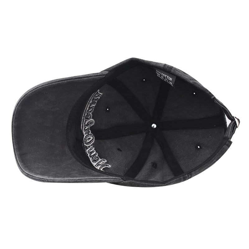 Embroidered Jazz Vintage Washed Baseball Cap miniatura 4