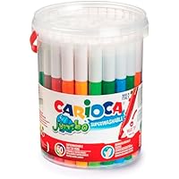 Carioca JUMBO BOTE con ASA, 42312 - Bote de Rotuladores Punta