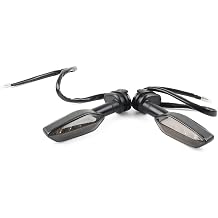 Lirun 2pcs Motorcycle Turn Signals Lights Blinker Indicator, Front or Rear LED Turn Signals light For Yamaha FZ 16 250 FZS 150 FZ1 FZ8 Tenere 700 XSR Tracer 900/GT, Smoke