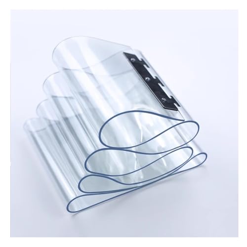 Tenda a strisce in PVC per esterni, spessore 0,06 cm, isolamento per patio, magazzini e porte, in plastica resistente, protezione della privacy (19,7 x 270 cm)