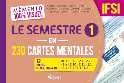 Le semestre 1 en 230 cartes mentales: 12 unités d'enseignement