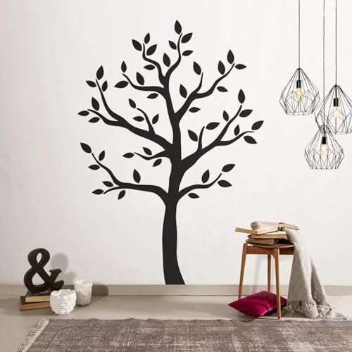 Vinilo decorativo árbol negro 56x80 cm para pared miniatura 3