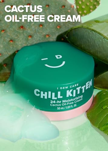 I Dew Care MBX Heartleaf Face Cream - Chill Kitten | Moisturizer With Moringa Seed, Prickly Pear, Heartleaf Extract, 24 Hour Moisturizer, Aloe Vera Gel, Cactus Oil-Free thumb #8