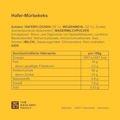 LEIBNIZ Haferkeks, 230 g, knusprige Kekse mit Hafer und Weizen gebacken (1 x 230 g)