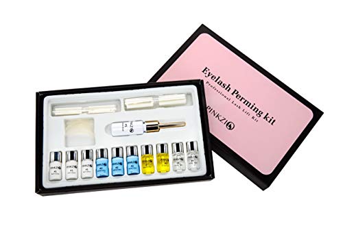 Pinkzio 15 in 1 Premium Eyelash Perm Kit Full Lift Kit for Professional Eyelash Lash Extensions and Lash Curling Suitable for Salon