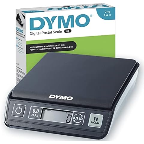 Bascula postal Dymo S0928990 de alta calidad de 2 kg con intervalo de peso de 1 gramo Cover
