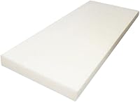 Vista 11 de Mybecca Lámina de cojín de espuma para tapicería de alta densidad, 1 pulgada de alto x 24 pulgadas de ancho x 72 pulgadas de largo