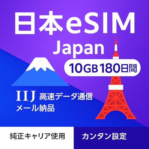 y{ eSIMz180 10GB { esimJ[hIIJ^f[^ʐM^s^LINE24ԃT|[g^{180vyCheSIMJ[h