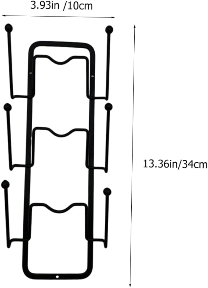 2pcs Pot Lid Organizer -mounted Punch Storage for Kitchen Utensils and Pot Lids Wear-resistant Design