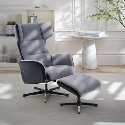 Brage Living Recliner Chair with Ottoman