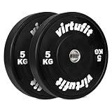 poids barre olympique musculation Plaques de bumper robustes avec noyau en fonte durable et revêtement en caoutchouc plein