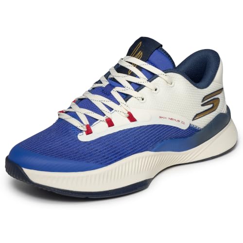 Image of Skechers Men's SKX Nexus Basketball Shoe | 5GEN Midsole Cushioning, Move Foam Insole, Breathable Mesh Upper, Torsion Stability Plate, Goodyear Rubber Outsole