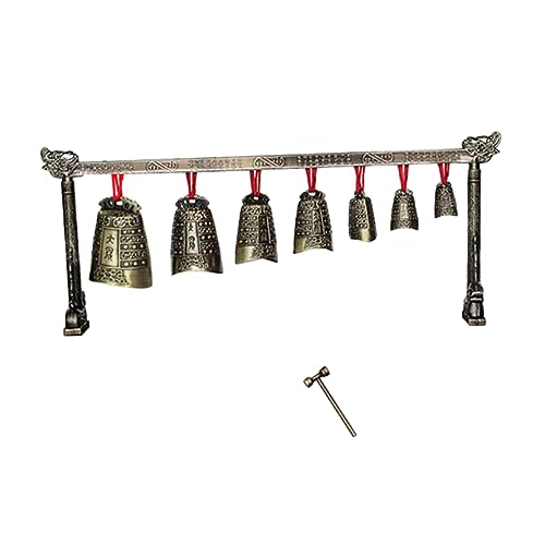 ERINGOGO 7 Instrumentos Antigos Carrilhão De Sino China Esculturas De Feng Shui Estátuas Chinesas Pe