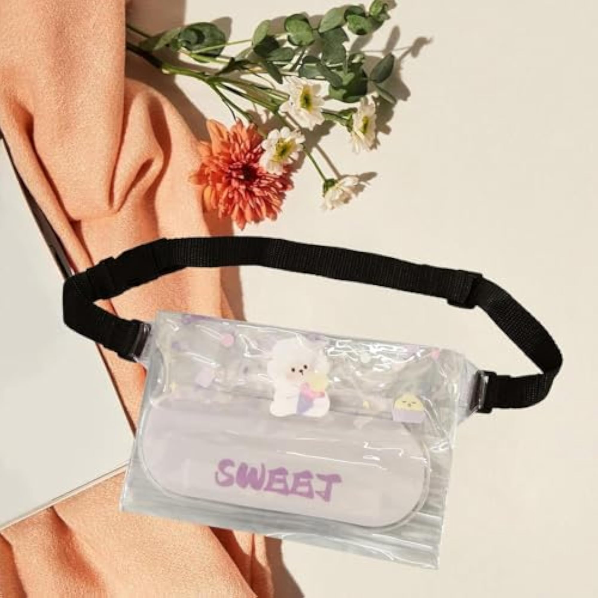 Waterproof Fanny Pack Clear Waterproof Bag, Adjustable Strap