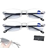 Sovtay Brille Die Sich Automatisch Der Sehstärke Anpasst, Adaptive Flüssigkristall Fokus Brille, Intelligente 𝐁rille Die Sich Anpasst, Intelligente Zoom 𝐁rille Automatische Fokuseinstellung (2PCS)