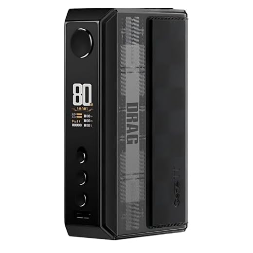 VOOPOO Drag 5 Box Mod - [Requires 2 x 18650 Battery - Sold Separately] 177w Output, MTL and DTL Vaping, Multiple Modes, Threaded 510 Connection, Type-C Fast Charging, No Nicotine (Black)