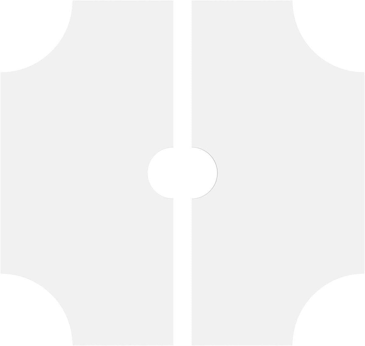 Ekena Millwork CMP20HS2-03000 Haus Architectural Grade PVC Contemporary, Two Piece Urethane Ceiling Medallions 20"OD x 3"ID x 6 1/2"C x 1"P