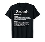 Videogames Smash Definition Funny Video Game Gamer Gaming T-Shirt