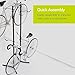 Delta Cycle & Home Michelangelo Canaletto Two Four Bike Gravity Stand Garage Indoor Storage Adjustable , Grey, Large