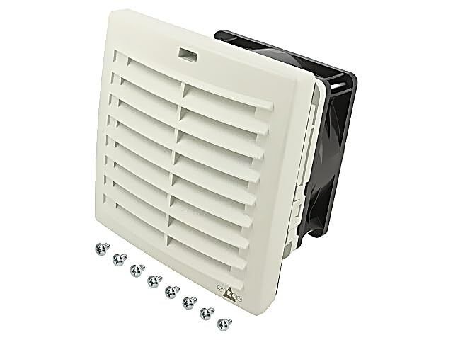 Ventilateur DC axial STEGO 152x152x104mm 125m3/h pour armoires électriques