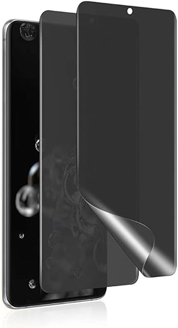Arrivly 2 Pack Anti-Spy Screen Protector for Samsung S22+ Privacy Screen Protector Samsung S22 Plus screen protector privacy Flexible TPU Film [Easy Installation] [Not Tempered Glass]