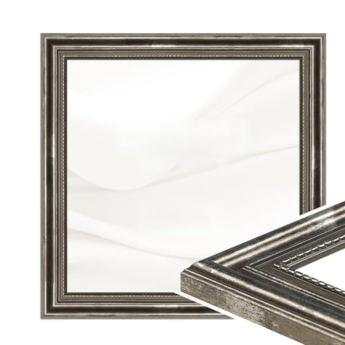 Wandstyle Marcos De Fotos 30x30 Cm Vintage, Marco Plateado Para Cuadro Y Poster, Marcos Para Cuadros 30x30 Cm, Marco Fotos Madera, Portaretratos De Pared, Picture Frame H450 - Made In Germany