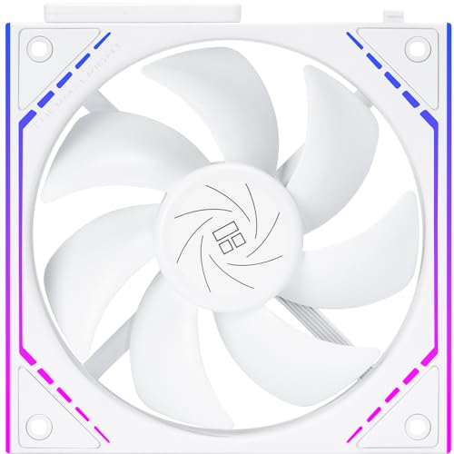 Image of Thermalright TL-M12QW 120mm ARGB Case Fans, 2000RPM, 68.9CFM, 1-Pack | Clean Daisy Chain Wiring, PWM /ARGB Sync, Infinity Mirror Lighting